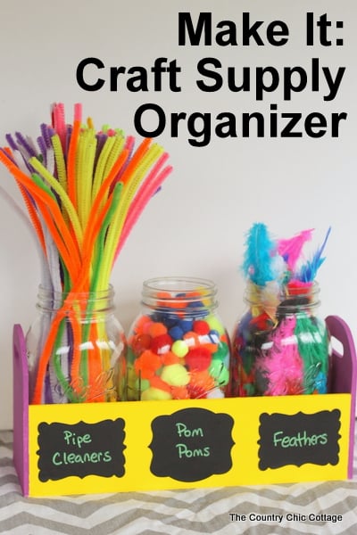 DIY Craft Supply Organizer