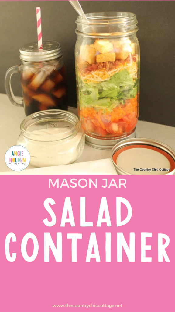 mason jar salad container