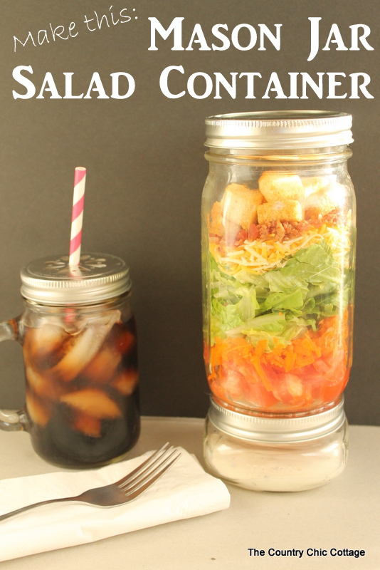 Mason Jar Salad Container