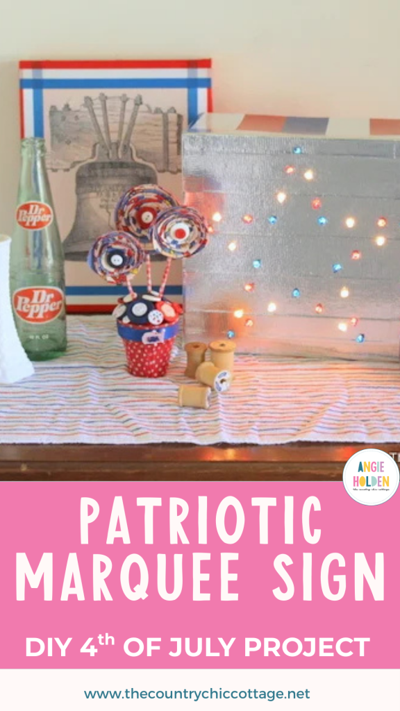 patriotic marquee sign