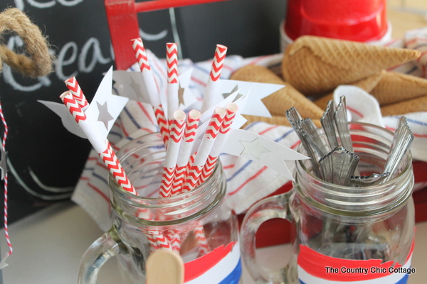 utensils for ice cream