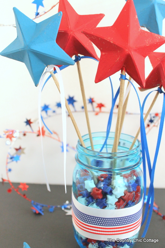 Patriotic Wand Centerpiece