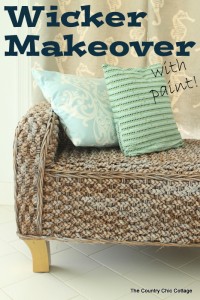 Wicker Furniture Makeover with Paint - Angie Holden The Country Chic ...