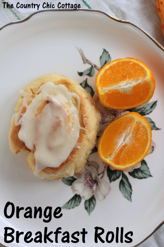 Orange Breakfast Rolls Recipe