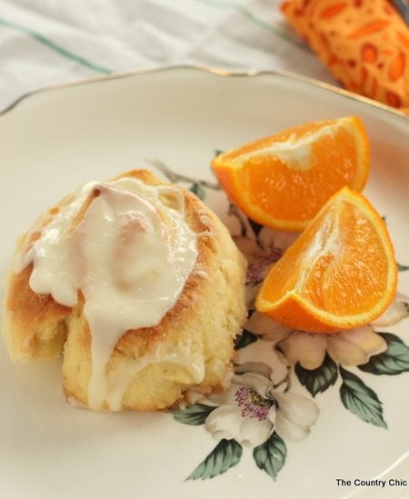 Orange Breakfast Rolls Recipe