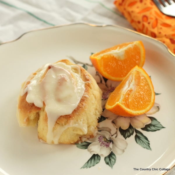 Orange Breakfast Rolls Recipe