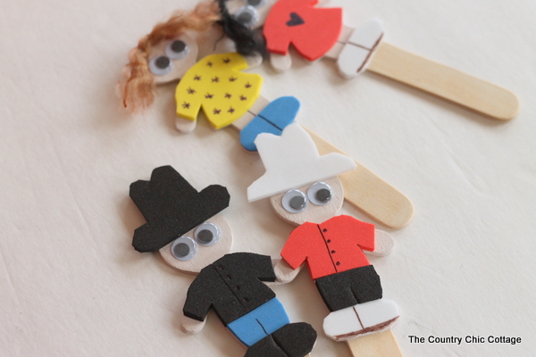 cowboys, cowgirls, and horses puppets