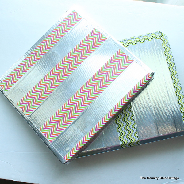 Customize your back to school binder with Duck Tape and this great video tutorial.