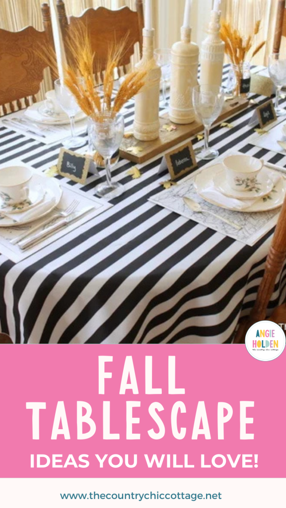 fall tablescape