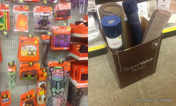 Halloween items at Dollar General