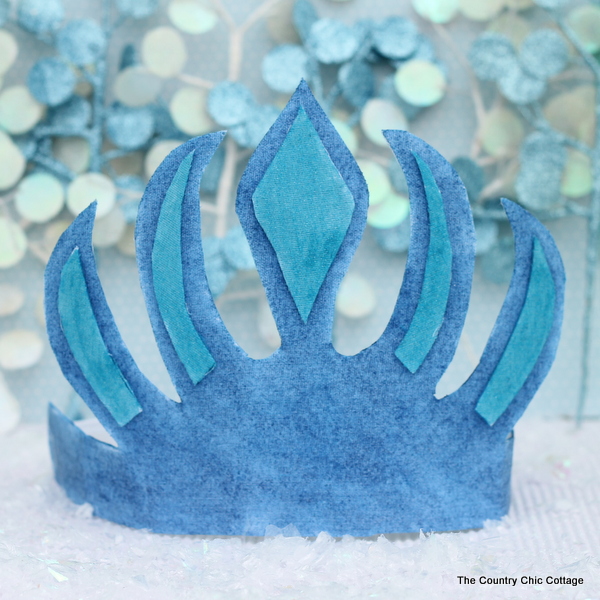 Finished Elsa crown.