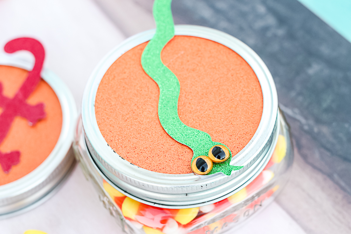 snake mason jar