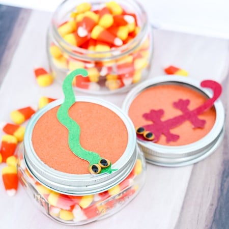 halloween mason jar