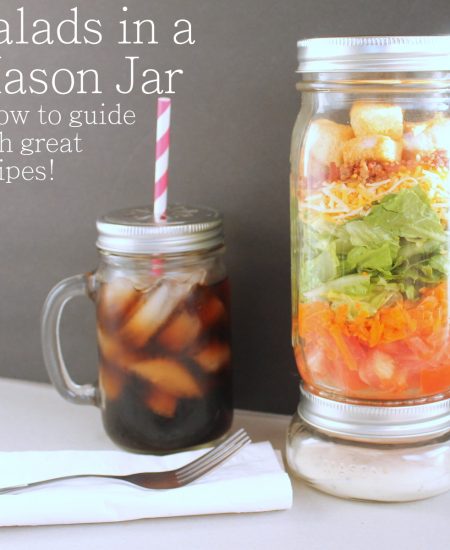 How to Assemble a Mason Jar Salad -- grab your ingredients and throw together an amazing salad in a mason jar. Great instructions on how to keep your salad fresh!