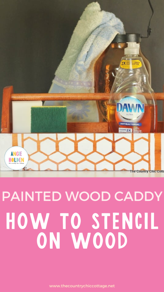 how to stencil on wood