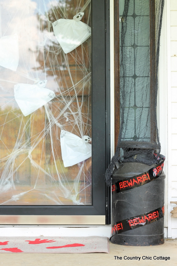 close up of outdoor Halloween decor from Dollar General