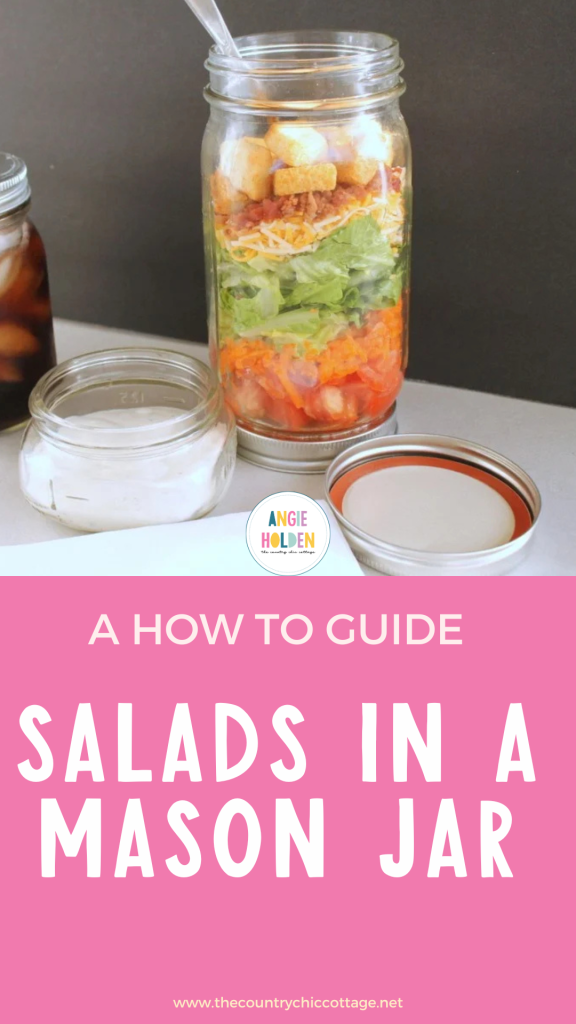 salads in a mason jar - a how to guide