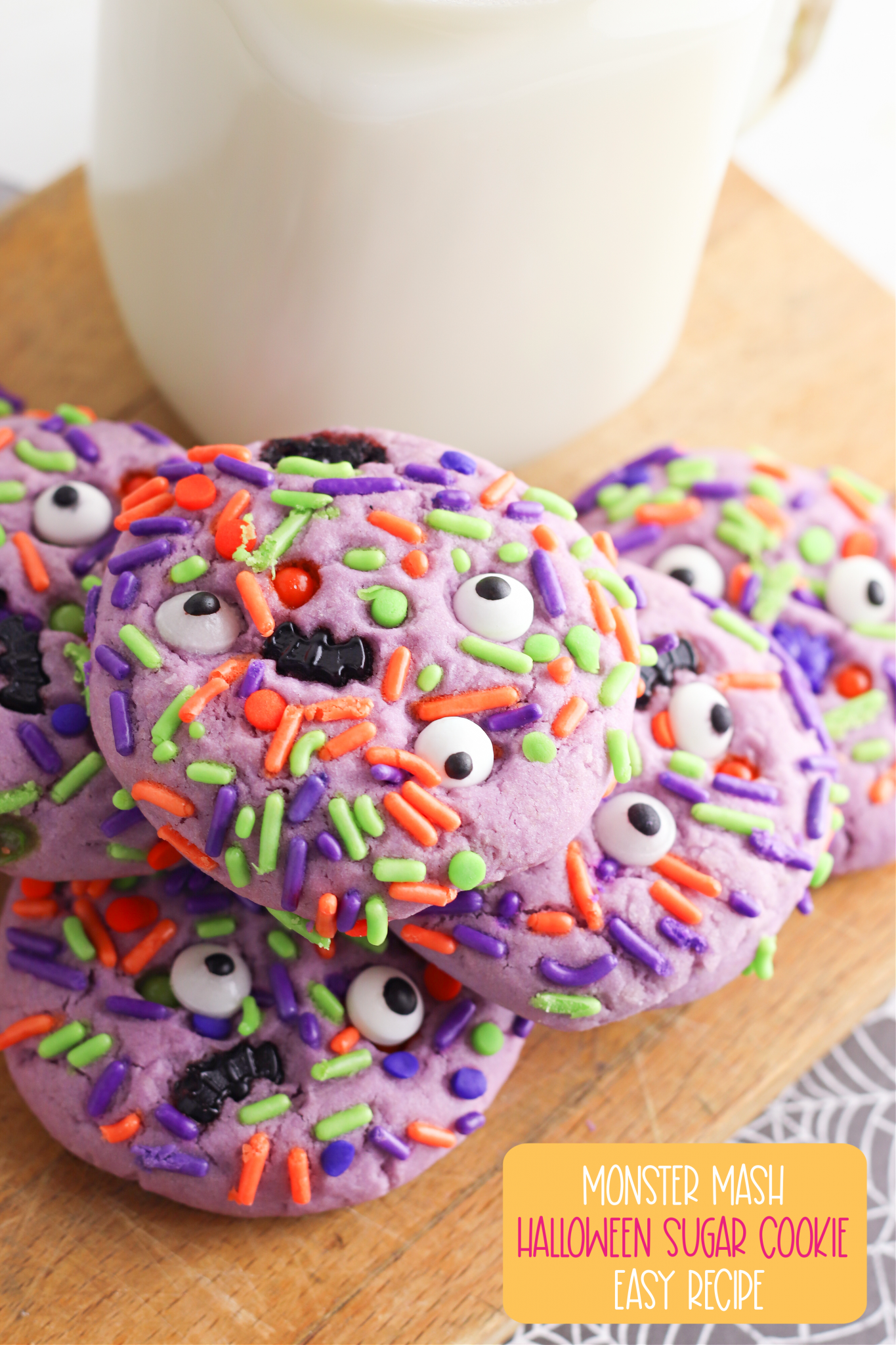 eyeball halloween cookies