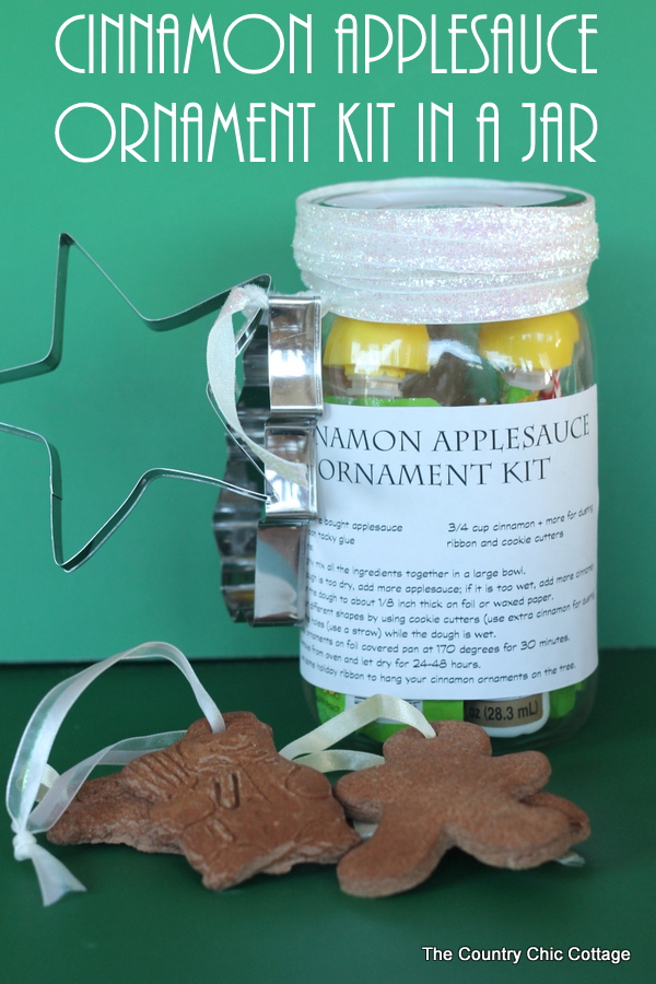 cinnamon applesauce ornament kit