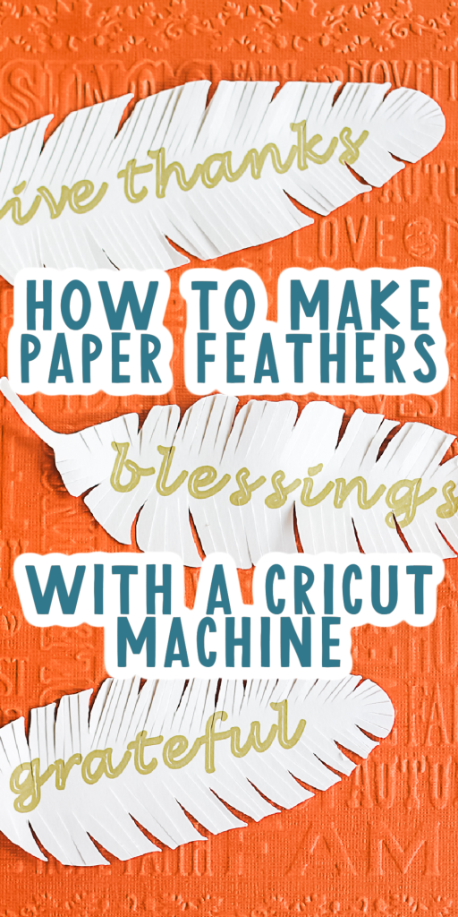 plumes de papier cricut