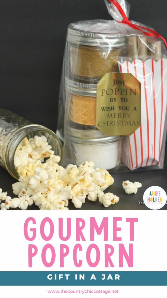 gourmet popcorn gift in a jar