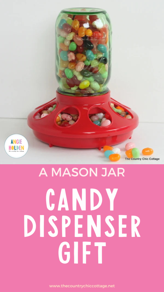 mason jar candy dispenser gift