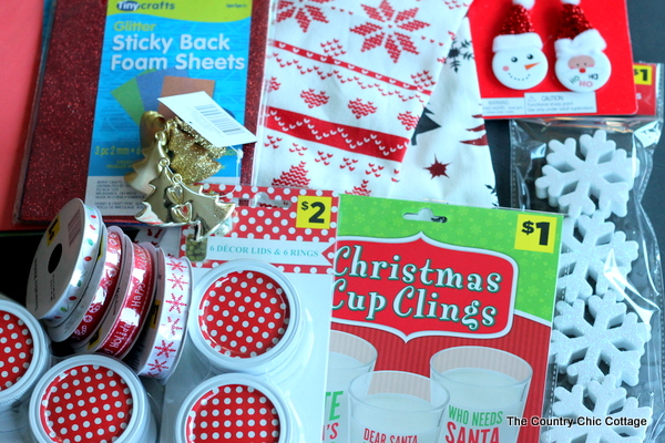 supplies to make christmas ornaments from mason jars