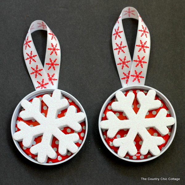 snowflake christmas ornament