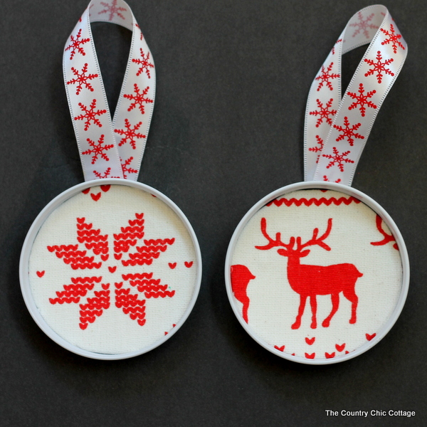 scandinavian themed christmas ornament