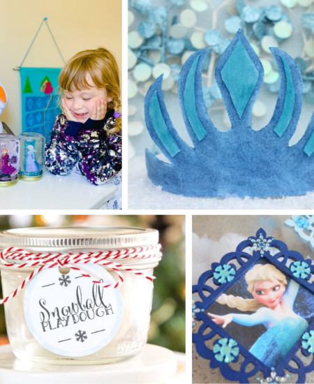Frozen Movie Crafts Square Collage