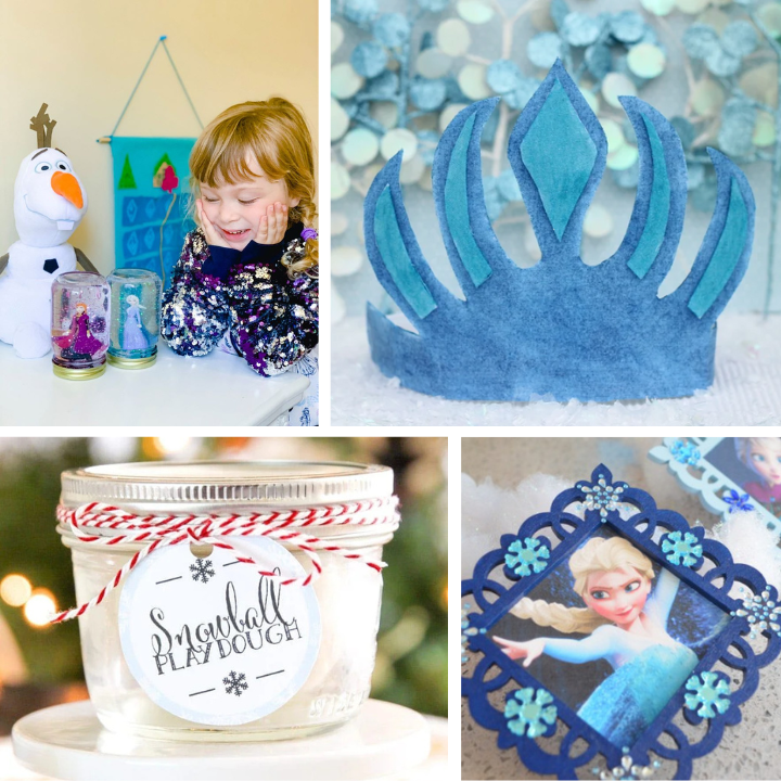 Frozen Movie Crafts Square Collage