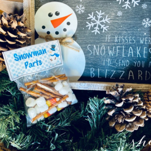 Snowman Parts Snack by She Saved