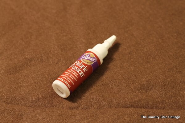 Bottle of Fabric Fusion craft glue