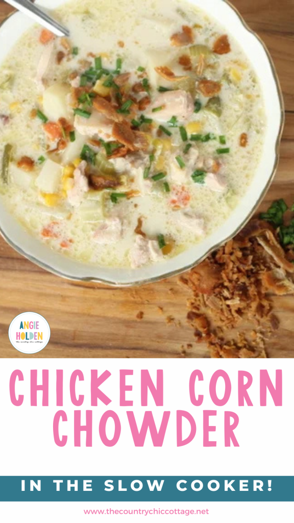 slow cooker chicken corn chowder
