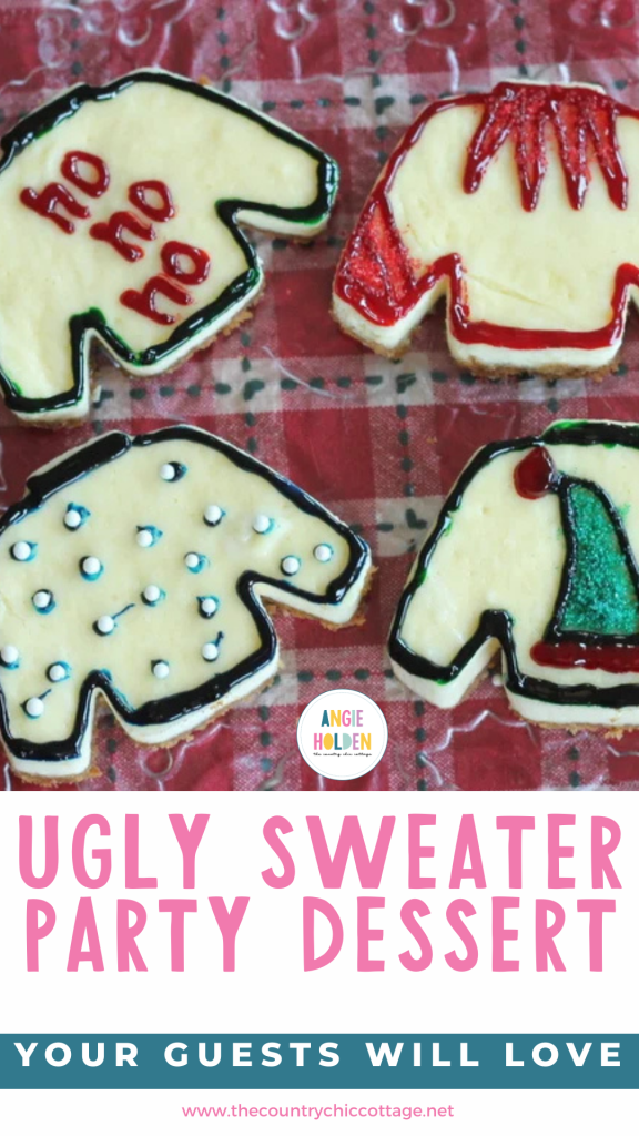 ugly sweater party dessert