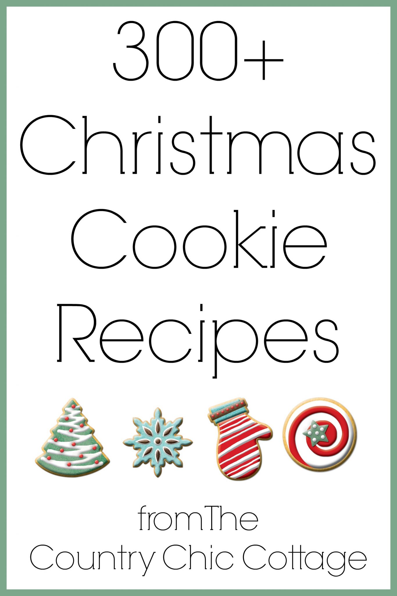 Over 300 Christmas cookie recipes -- all in one place!