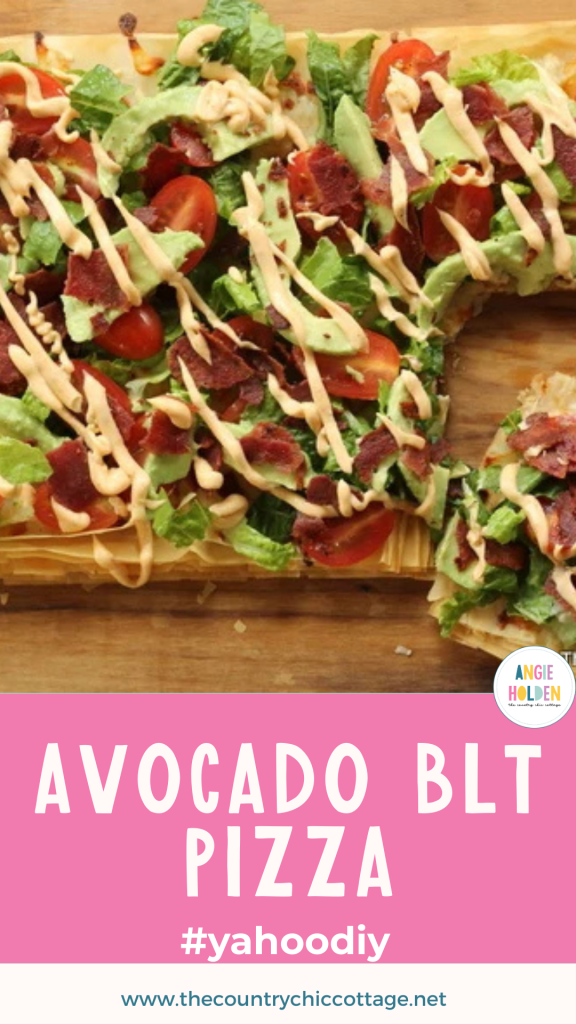 Avocado BLT pizza