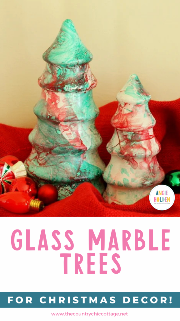 glass marble Christmas trees