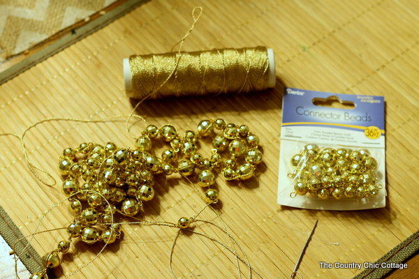 Make this gold ball garland plus print a free coloring page printable and never let anyone dull your sparkle!