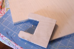 How to make a hot glue gun holder -- make this for your home or craft room!