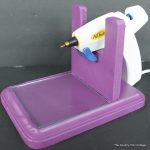 How to make a hot glue gun holder -- make this for your home or craft room!