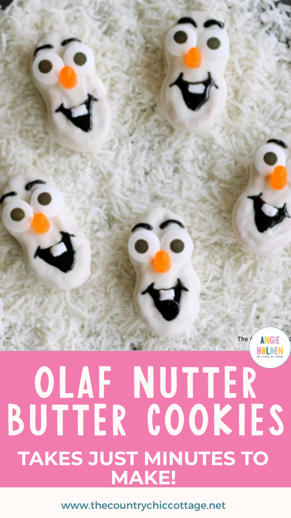 Olaf nutter butter cookies