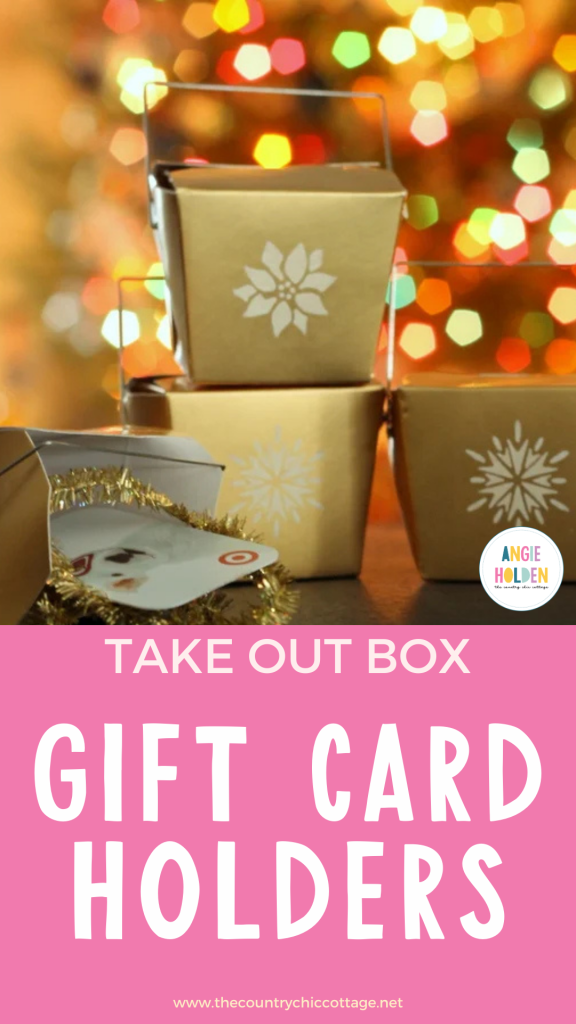 take out box gift card holders