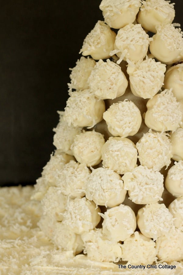 DIY cake pop titular de perto