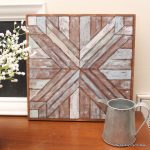 Wood Quilt Square Pottery Barn Knock Off -- make this wall art for a fraction of the cost of the original!