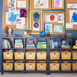 Colorful Bin Storage