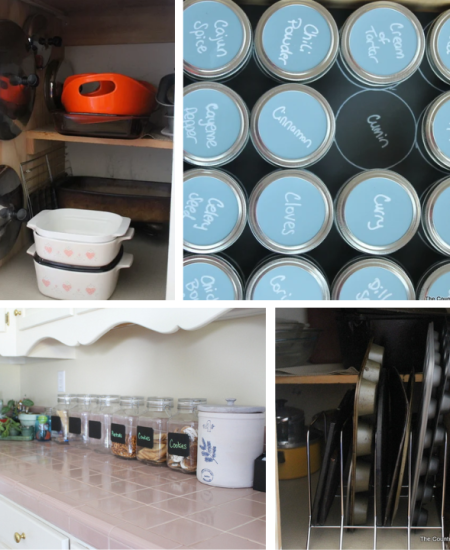 Organization Ideas For The Kitchen - The Country Chic Cottage - Square