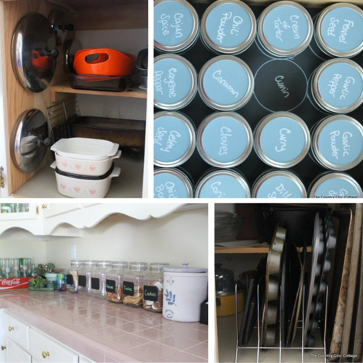 Organization Ideas For The Kitchen - The Country Chic Cottage - Square