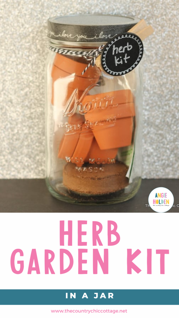 herb garden kit in a jar