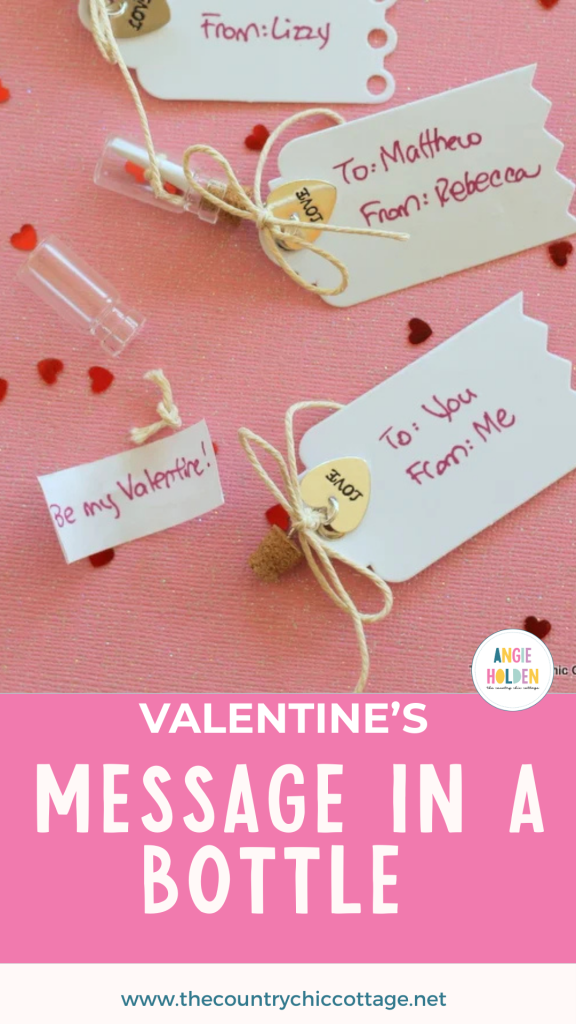 message in a bottle valentines